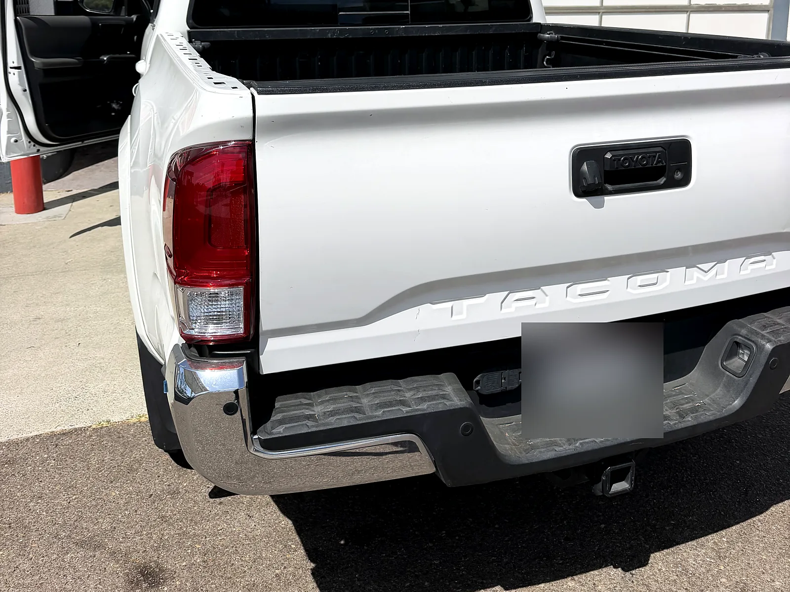 Diesel smog check in San Diego, CA: Toyota Tacoma pickup at our F Street station